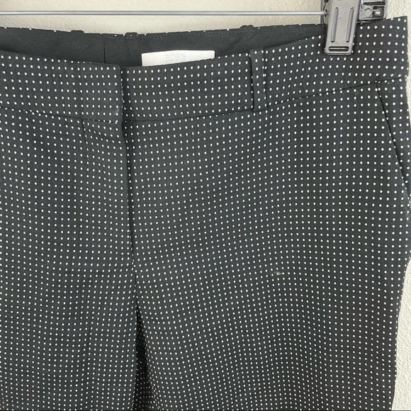 BOSS Hugo Boss Tanitea Cropped Dot Pants Black Business Casual Women’s 4 - Picture 5 of 12